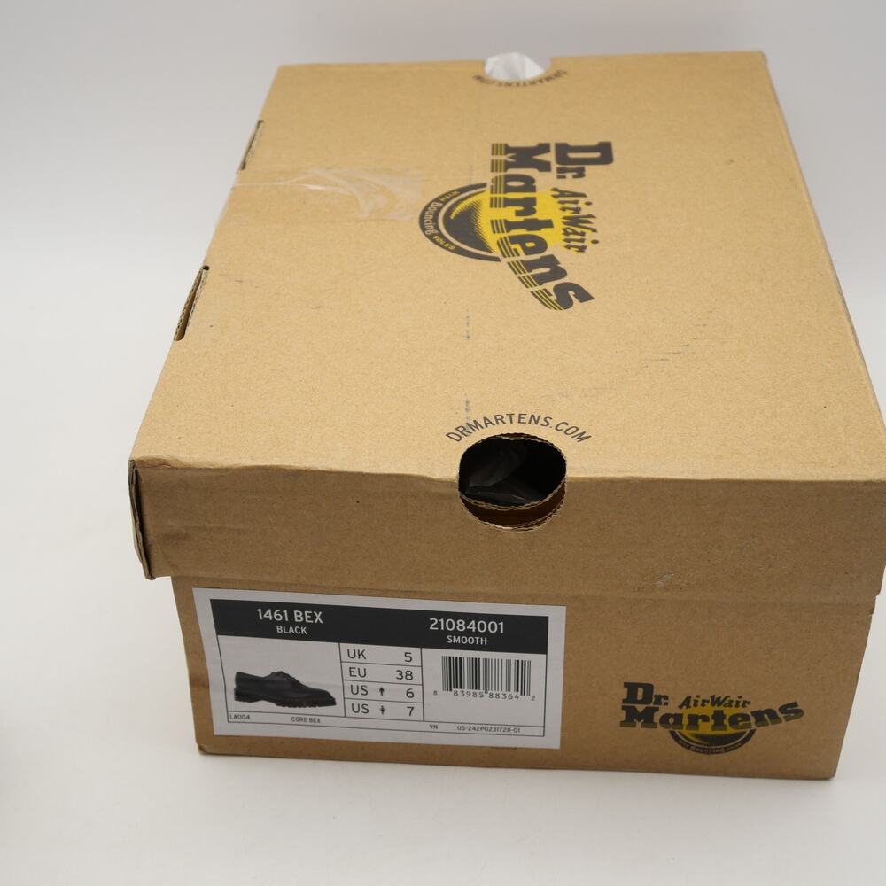 NEW Dr. Martens 1461 Bex Women's 7 Smooth Leather Oxford Shoes Platform Men's 6 - Picture 10 of 10